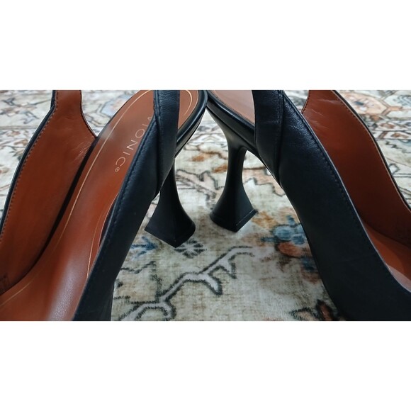 Vionic Womens Zinnia Sling Back Adalena Pump Size 9 Black 3in Heel - Picture 7 of 15